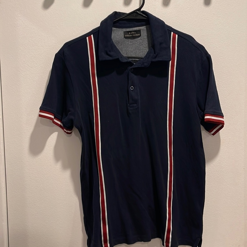 Zara Collared Shirt Blue